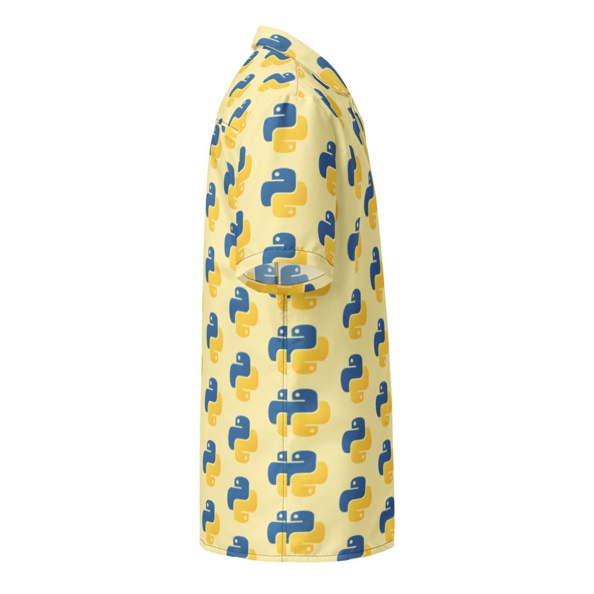 Image of the Banana Python Icon Button Shirt (unisex).