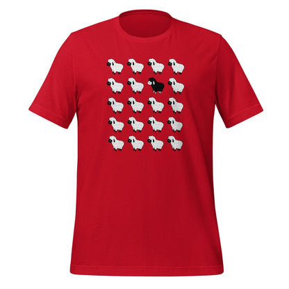 Image of the Black Sheep T-Shirt (unisex) Red / M.