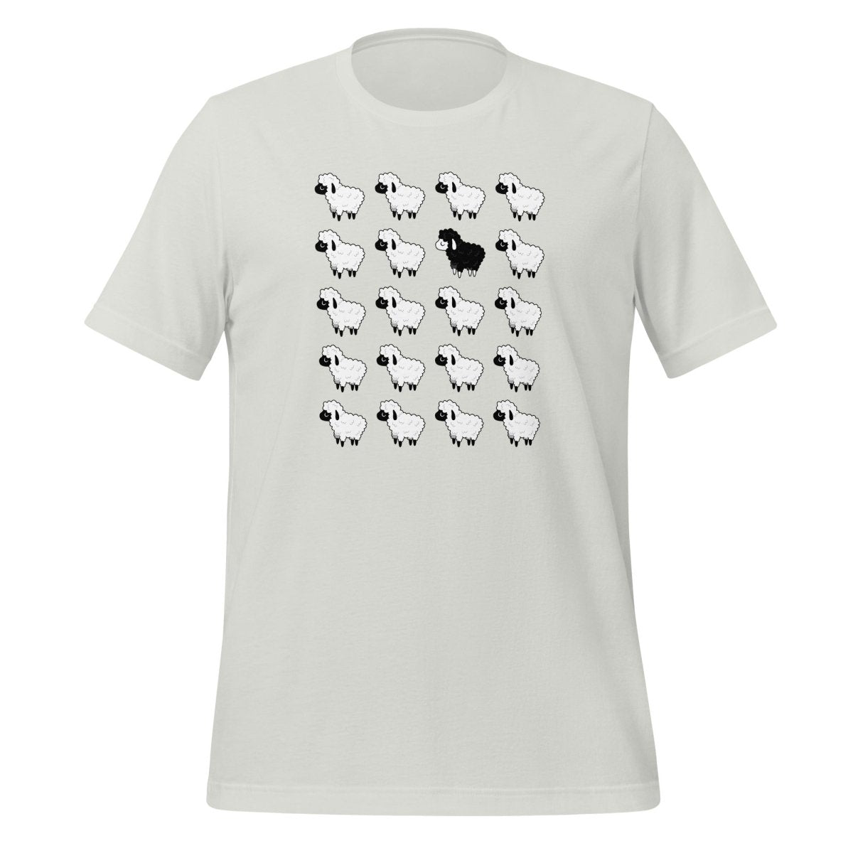 Image of the Black Sheep T-Shirt (unisex) Silver / M.