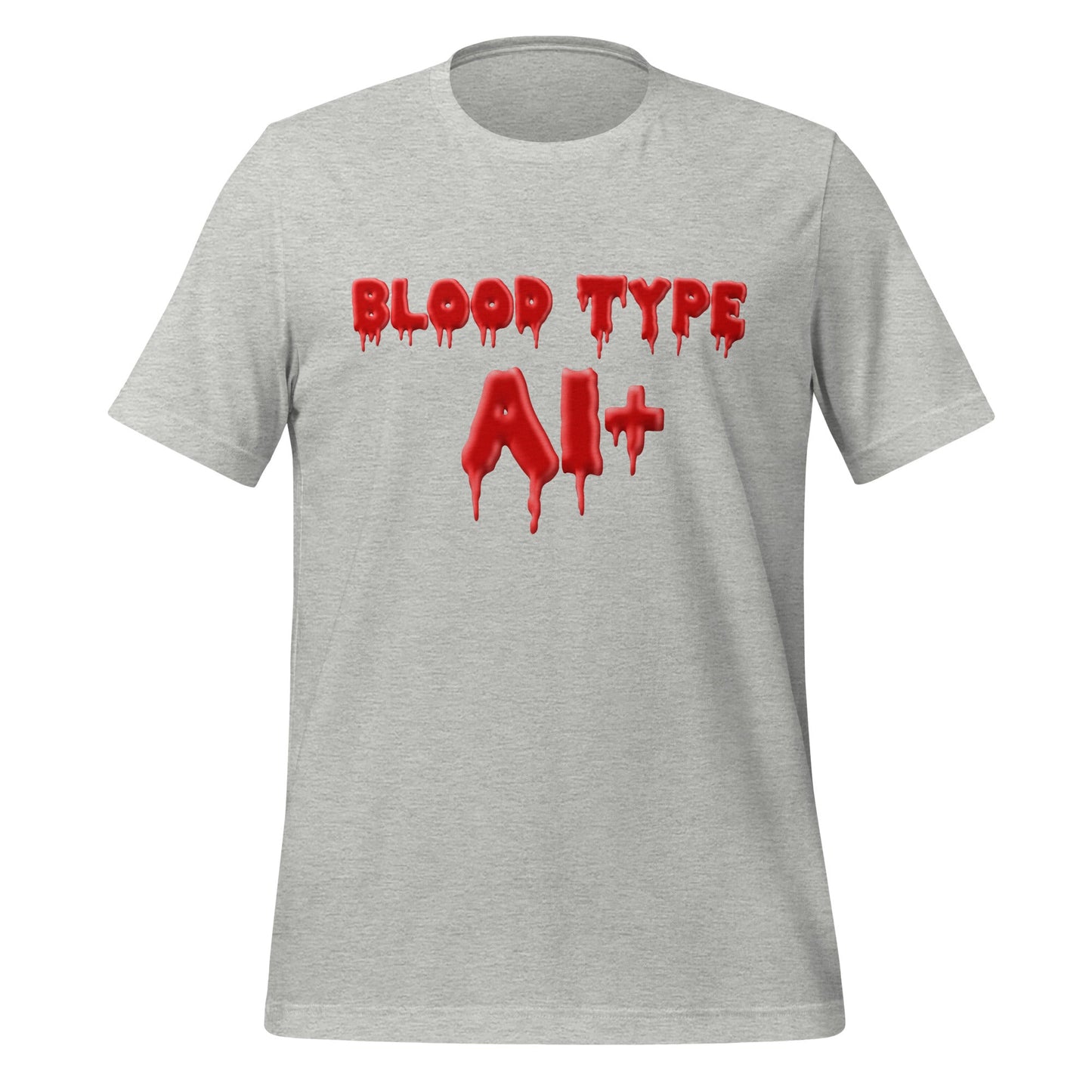 Image of the Blood Type AI+ T-Shirt (unisex) Athletic Heather / M.