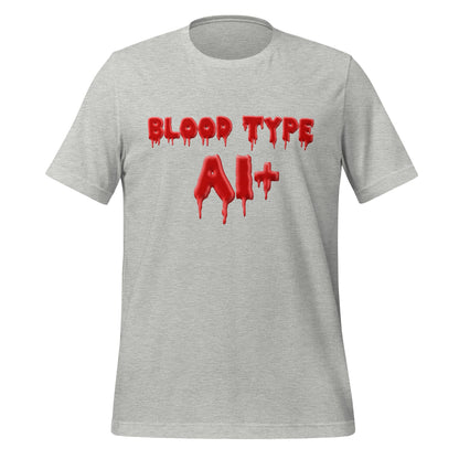 Image of the Blood Type AI+ T-Shirt (unisex) Athletic Heather / M.
