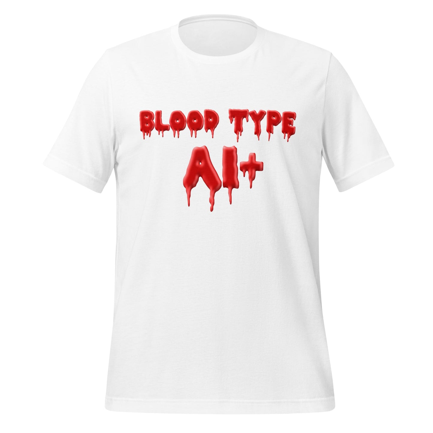 Image of the Blood Type AI+ T-Shirt (unisex) White / M.