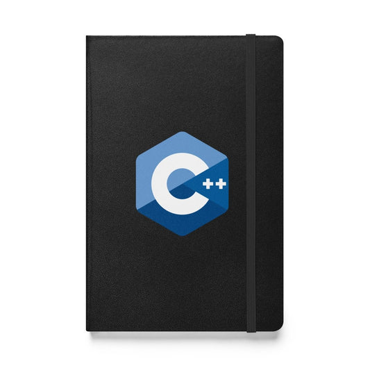 C++ Logo Hardcover Bound Notebook - AI Store