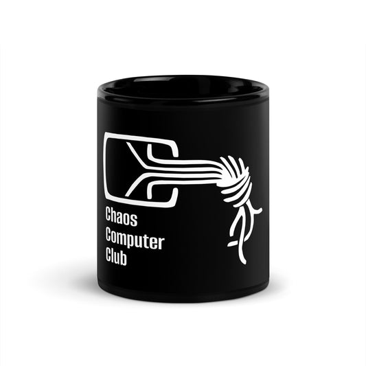 Image of the Chaos Computer Club Black Glossy Mug 11 oz.