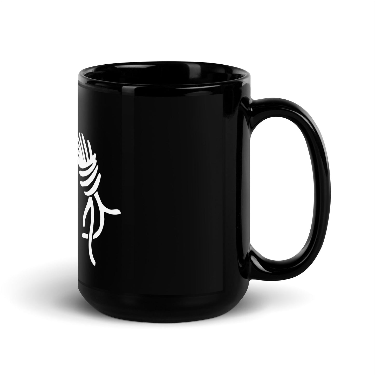 Image of the Chaos Computer Club Black Glossy Mug.