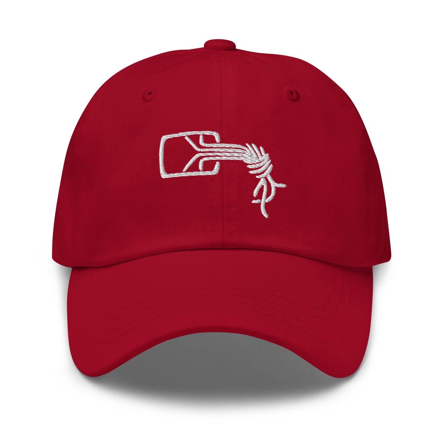 Image of the Chaos Computer Club Logo Cap Cranberry.