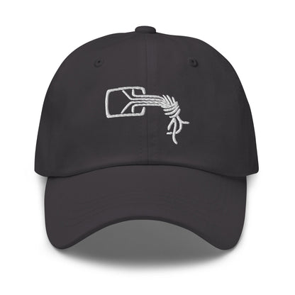 Image of the Chaos Computer Club Logo Cap Dark Grey.