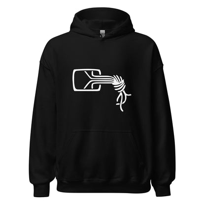 Product mockup photo of the Chaos Computer Club Logo Hoodie (unisex) Black / M.