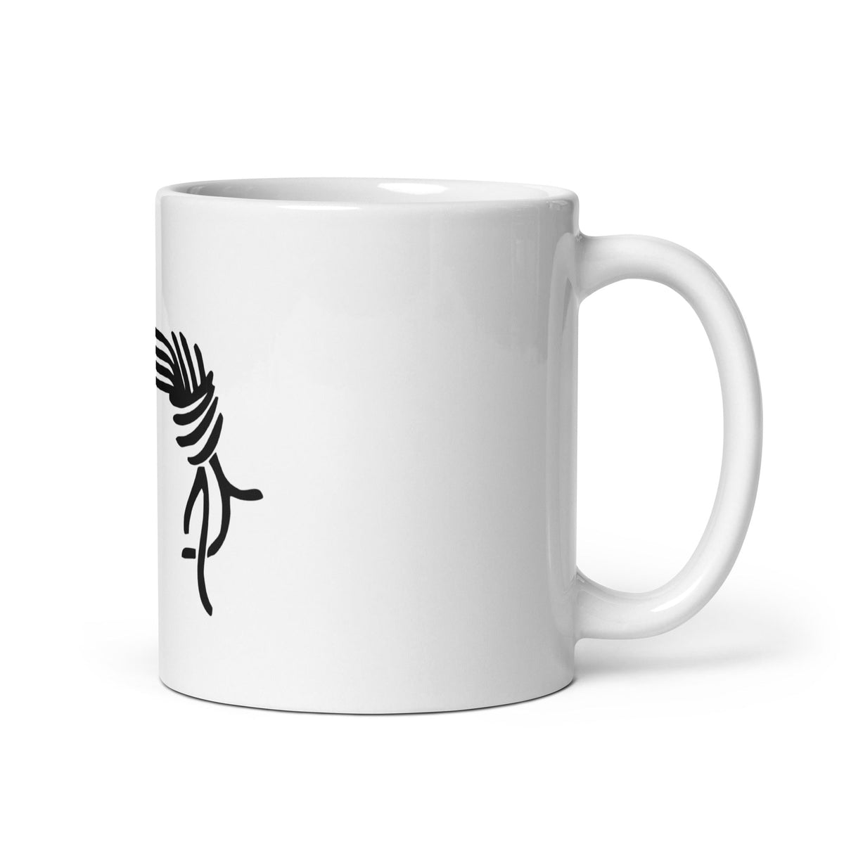 Image of the Chaos Computer Club Logo White Glossy Mug.