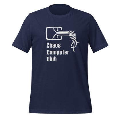Product mockup photo of the Chaos Computer Club T-Shirt (unisex) Navy / M.