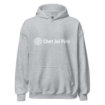 Image of the Chat J’ai Pété (Cat I Farted) Hoodie (unisex) Sport Grey / M.