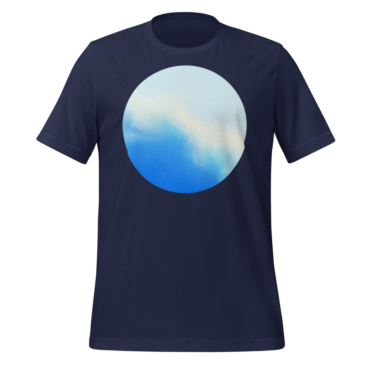 Product mockup photo of the ChatGPT Advanced Voice Mode Artwork T Shirt (unisex) Navy / M.