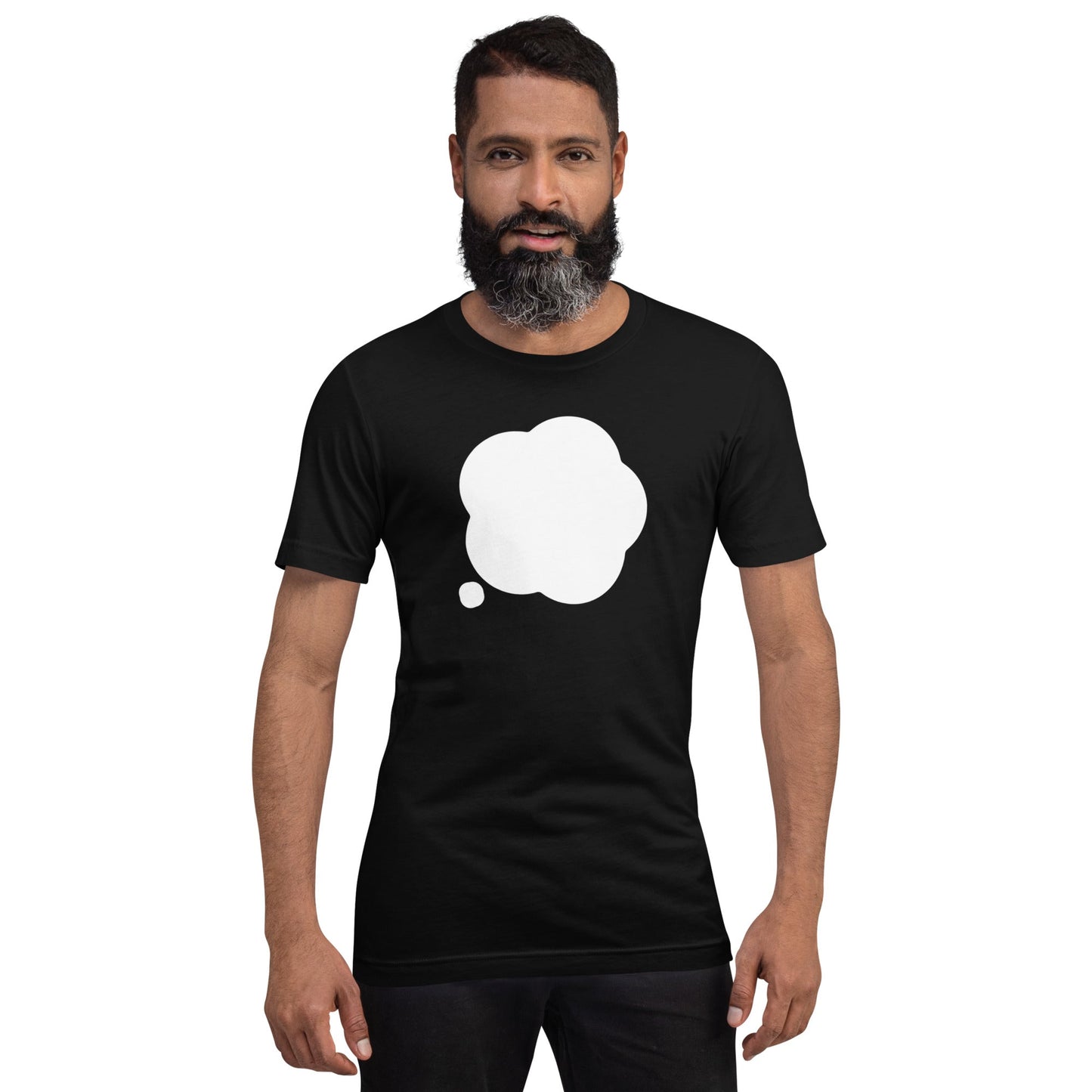 Product mockup photo of the ChatGPT Thinking T Shirt (unisex).