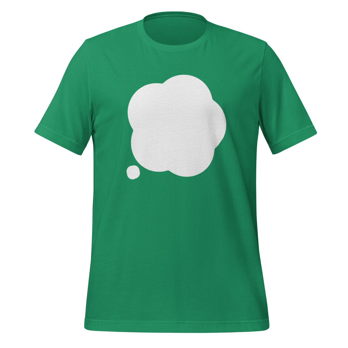 Product mockup photo of the ChatGPT Thinking T Shirt (unisex) Kelly / M.