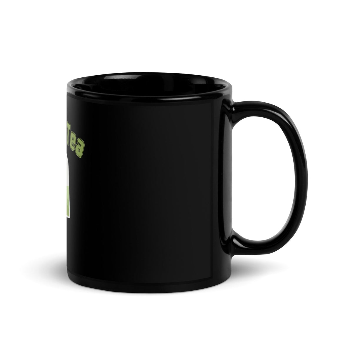 Image of the ChatGPTea Black Glossy Mug.