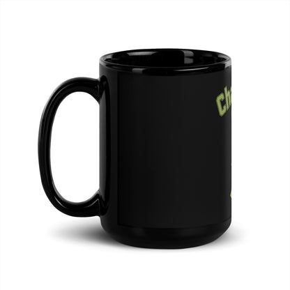 Image of the ChatGPTea Black Glossy Mug.