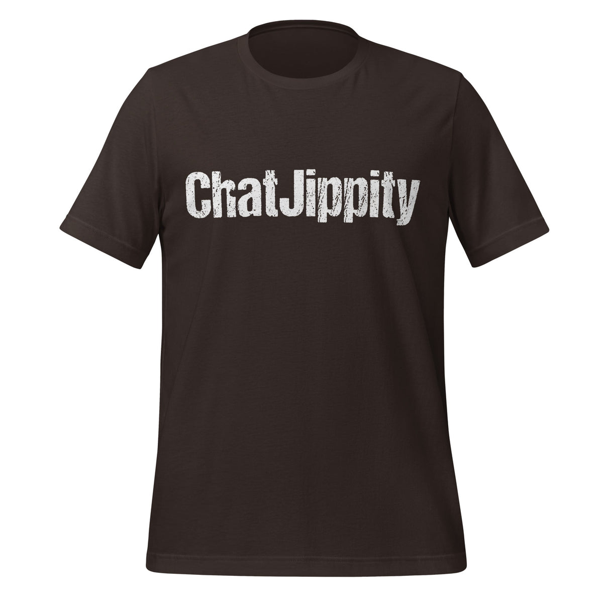 Image of the ChatJippity T-Shirt (unisex) Brown / M.