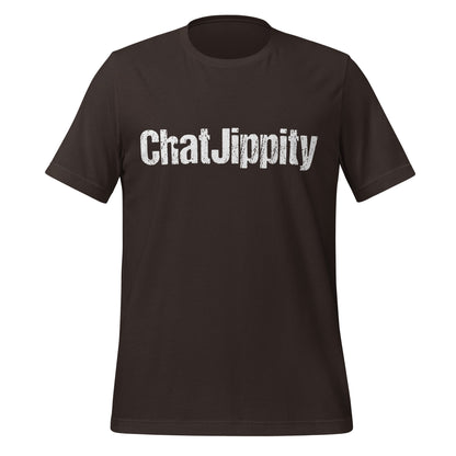Image of the ChatJippity T-Shirt (unisex) Brown / M.