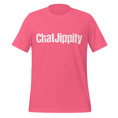 Image of the ChatJippity T-Shirt (unisex) Charity Pink / M.