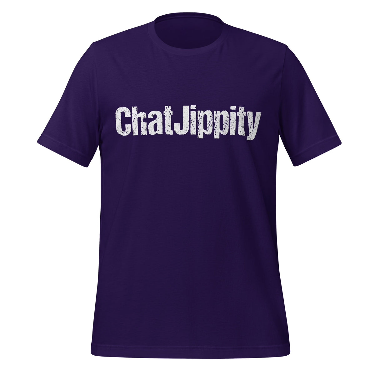Image of the ChatJippity T-Shirt (unisex) Team Purple / M.