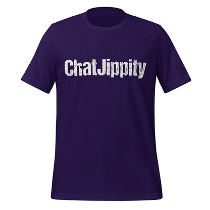 Image of the ChatJippity T-Shirt (unisex) Team Purple / M.