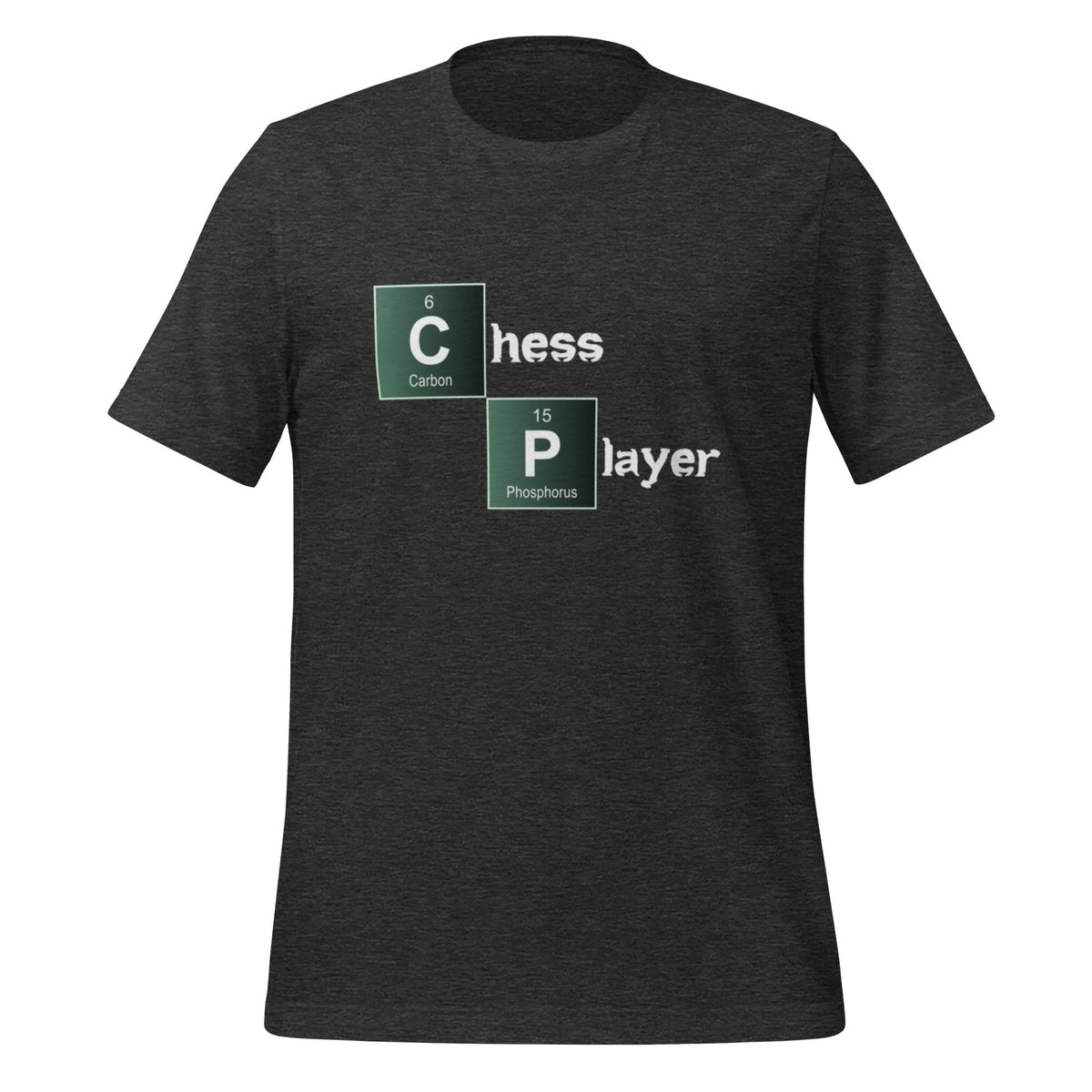 Image of the Chess Player Breaking Bad Style T-Shirt (unisex) Dark Grey Heather / M.