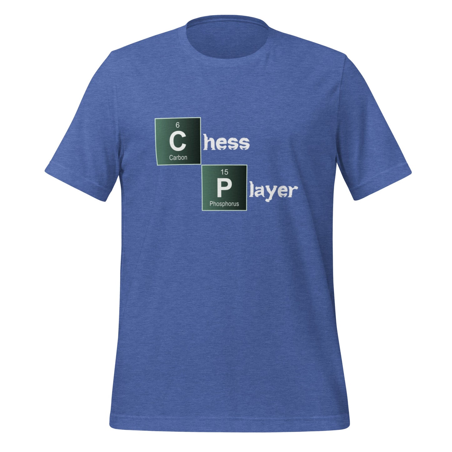 Image of the Chess Player Breaking Bad Style T-Shirt (unisex) Heather True Royal / M.