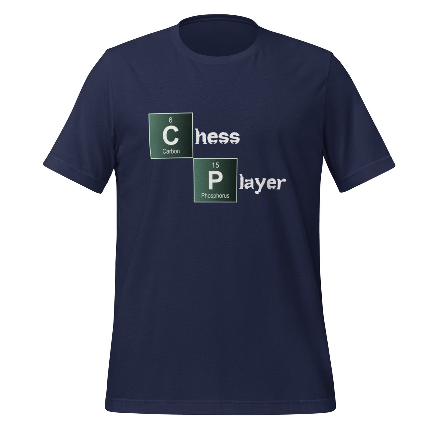 Image of the Chess Player Breaking Bad Style T-Shirt (unisex) Navy / M.