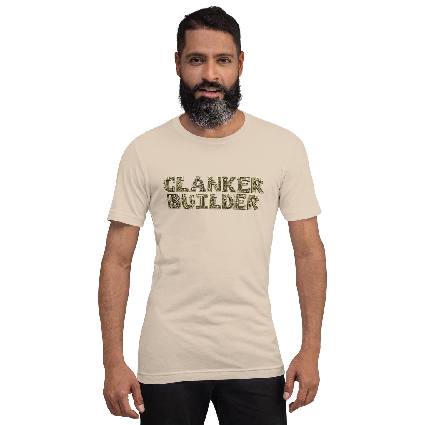 Image of the Clanker Builder T-Shirt (unisex).