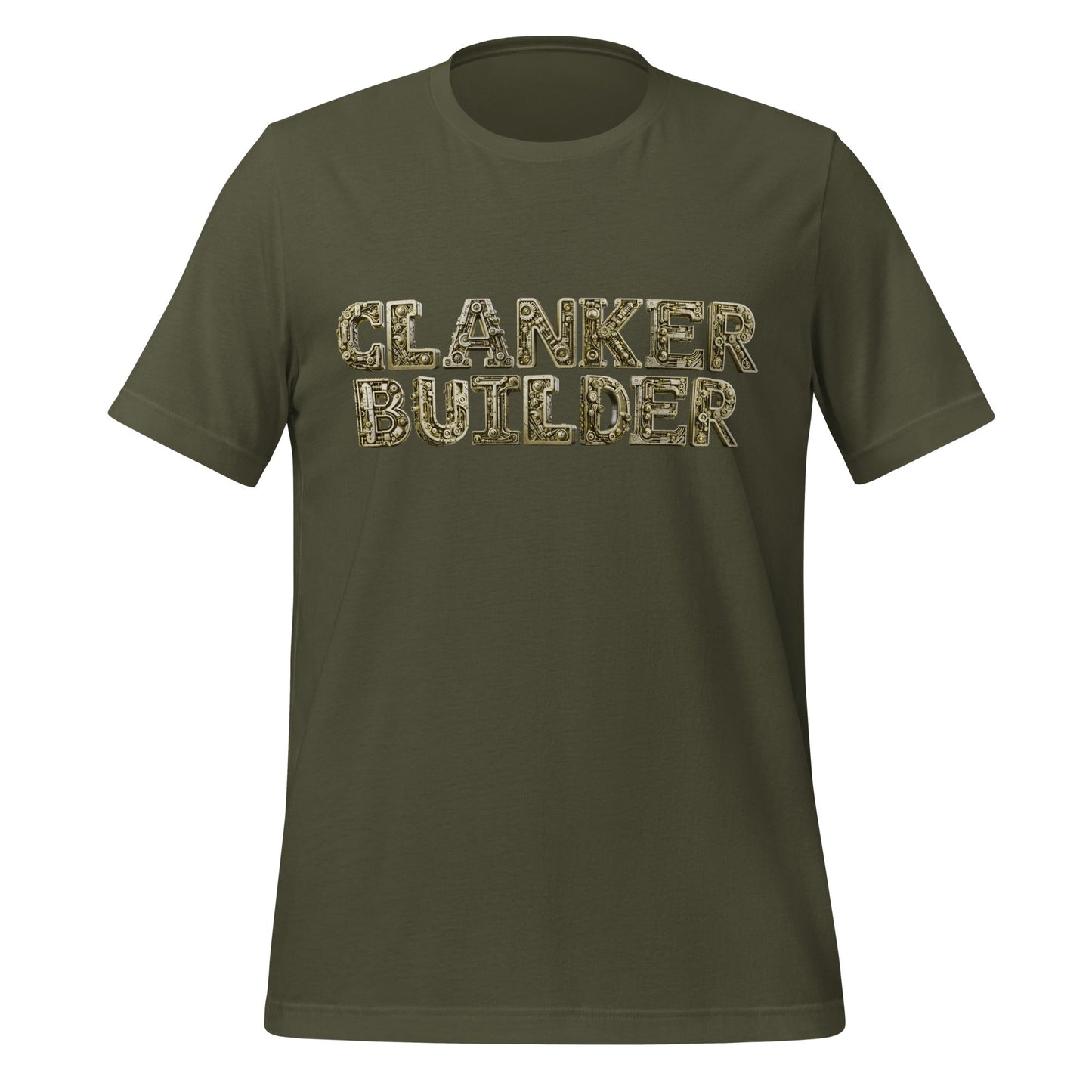 Image of the Clanker Builder T-Shirt (unisex) Military Green / M.