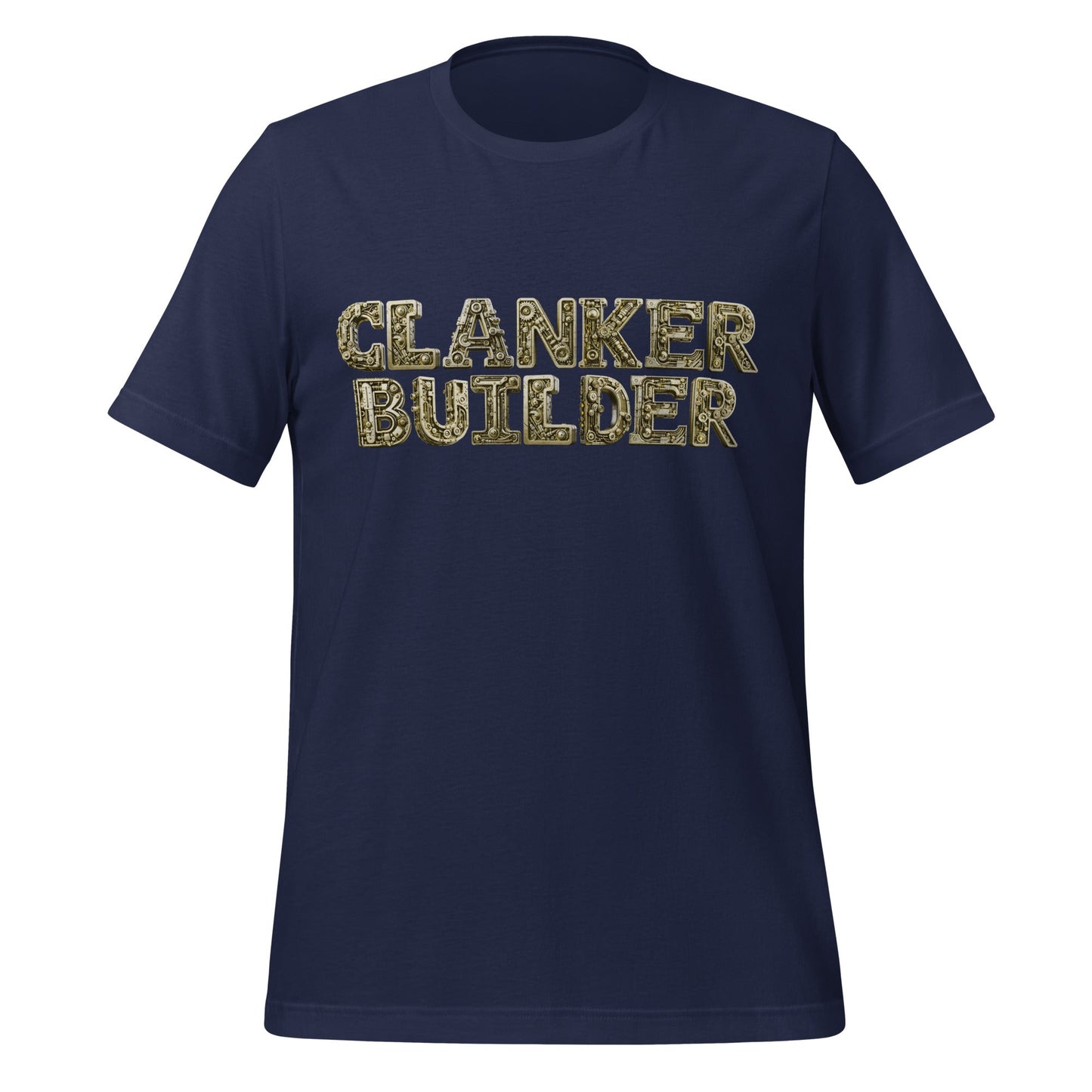 Image of the Clanker Builder T-Shirt (unisex) Navy / M.