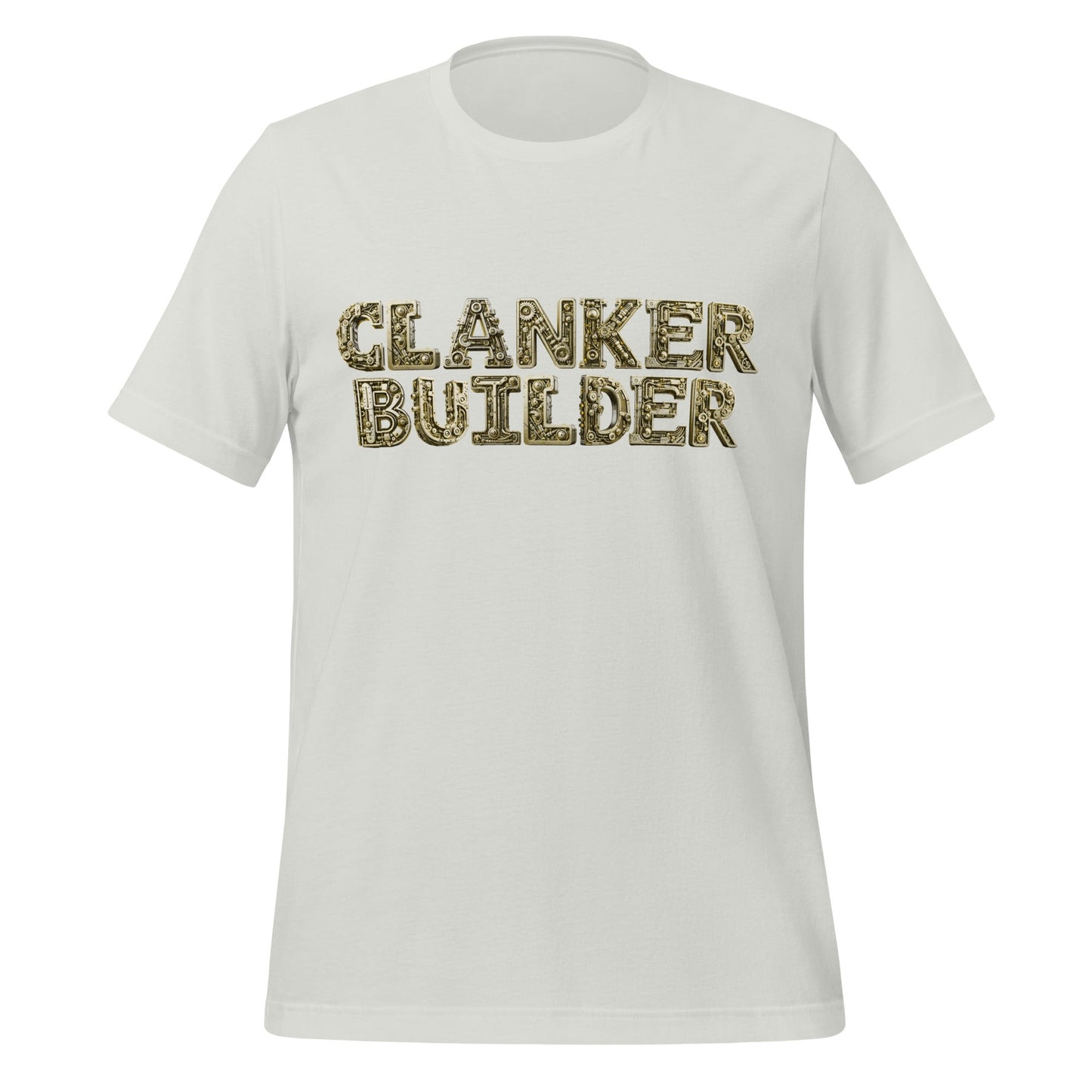 Image of the Clanker Builder T-Shirt (unisex) Silver / M.
