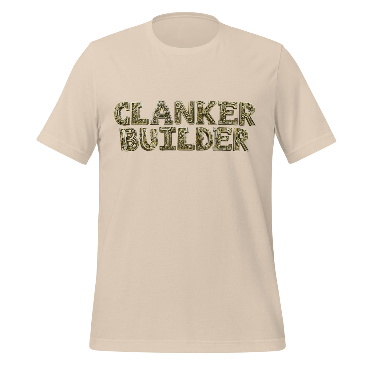 Image of the Clanker Builder T-Shirt (unisex) Soft Cream / M.