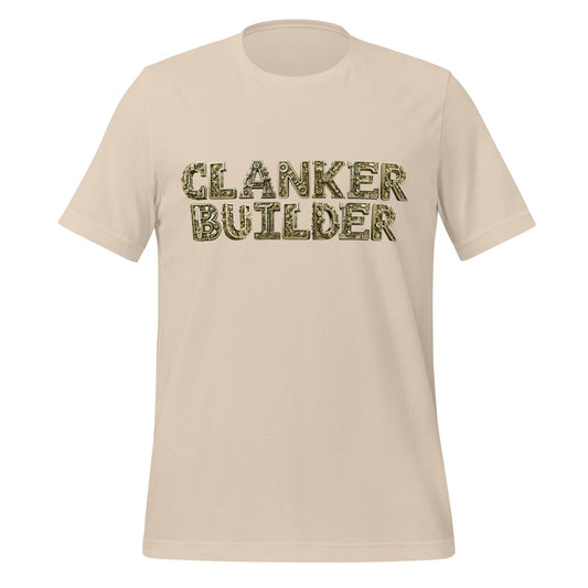 Image of the Clanker Builder T-Shirt (unisex) Soft Cream / M.