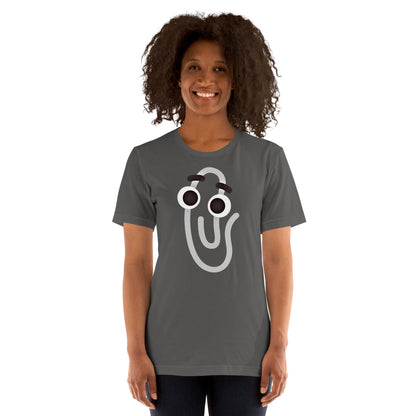 Image of the Clippy Emoji T-Shirt (unisex).