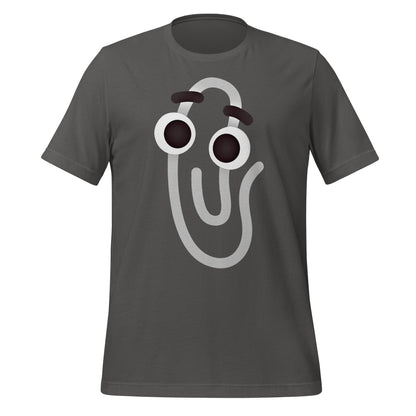 Image of the Clippy Emoji T-Shirt (unisex) Asphalt / M.