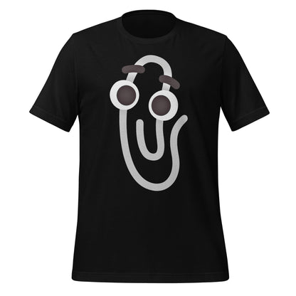 Image of the Clippy Emoji T-Shirt (unisex) Black / M.