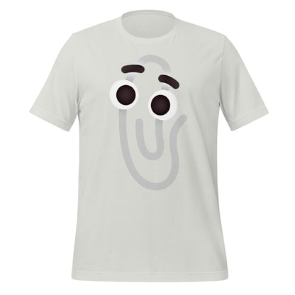 Image of the Clippy Emoji T-Shirt (unisex) Silver / M.