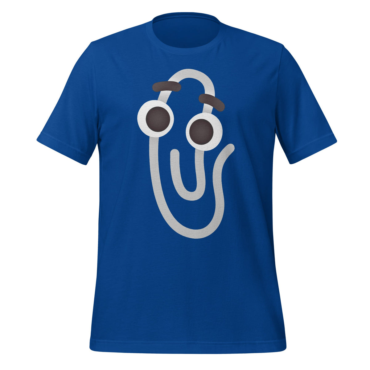 Image of the Clippy Emoji T-Shirt (unisex) True Royal / M.