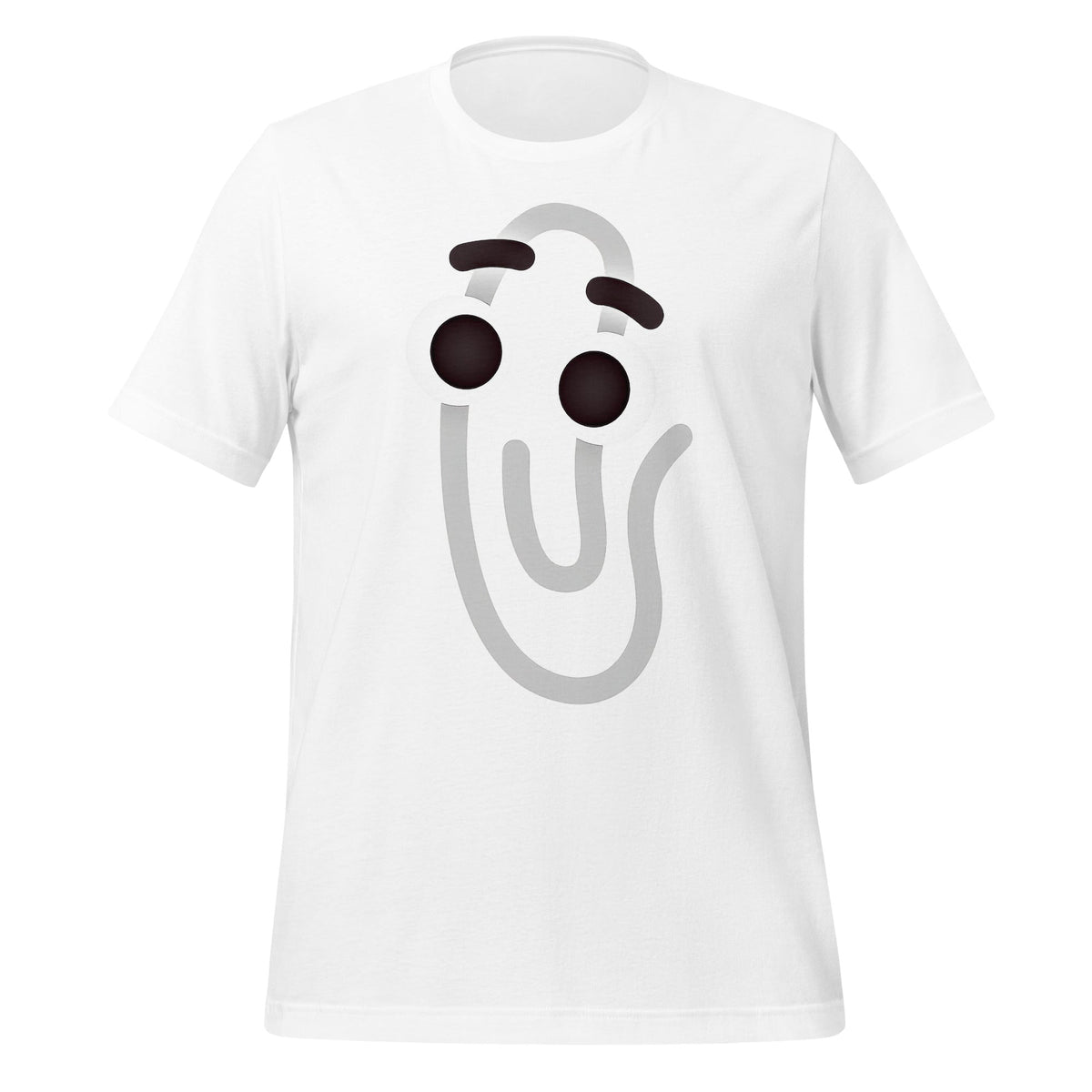 Image of the Clippy Emoji T-Shirt (unisex) White / M.