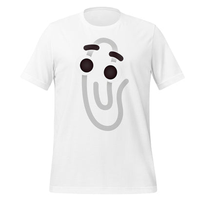 Image of the Clippy Emoji T-Shirt (unisex) White / M.