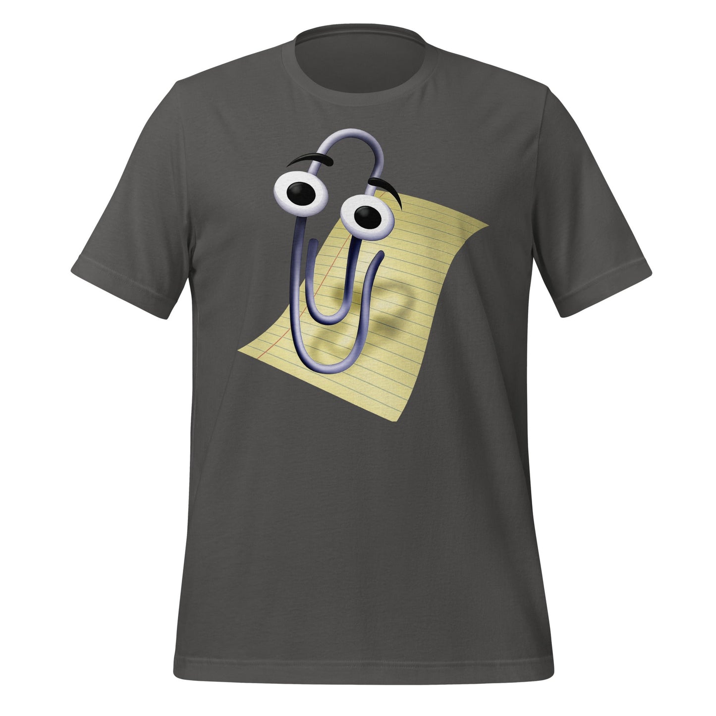 Image of the Clippy T-Shirt (unisex) Asphalt / M.