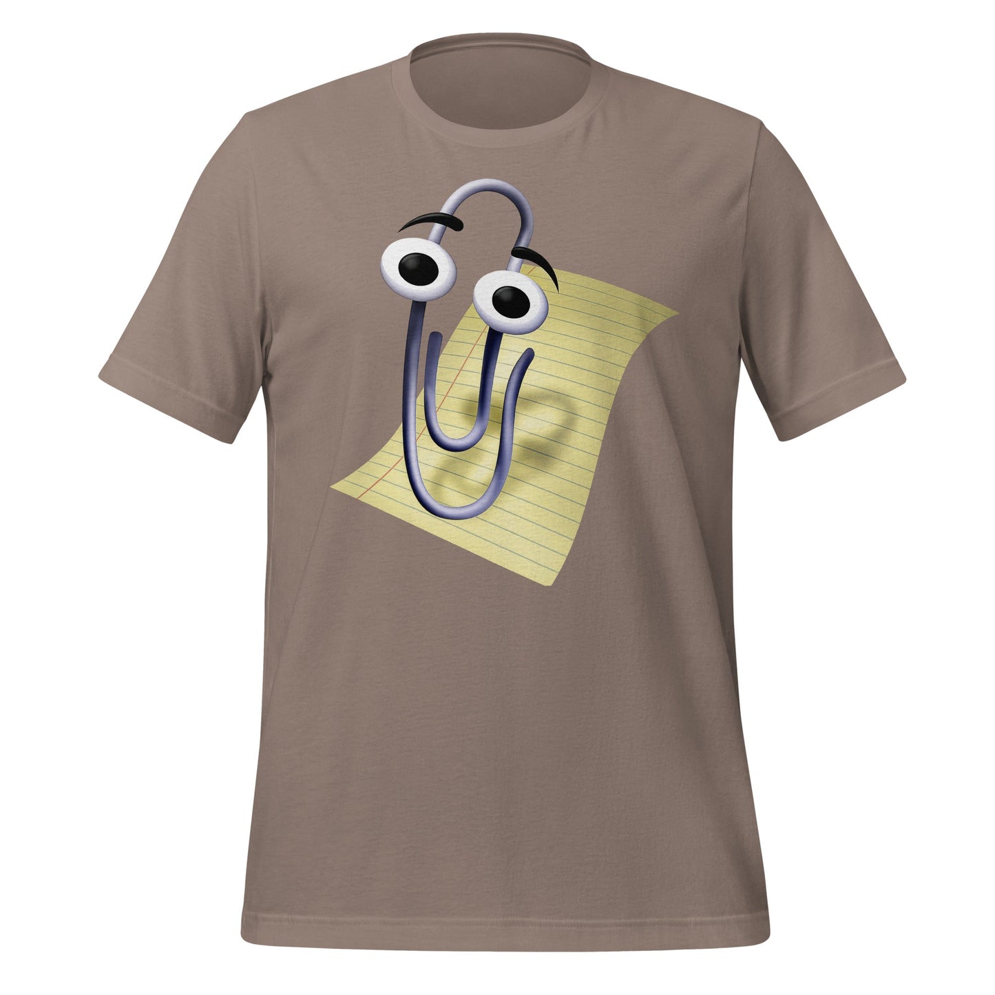 Image of the Clippy T-Shirt (unisex) Pebble / M.