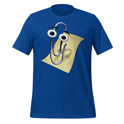 Image of the Clippy T-Shirt (unisex) True Royal / M.