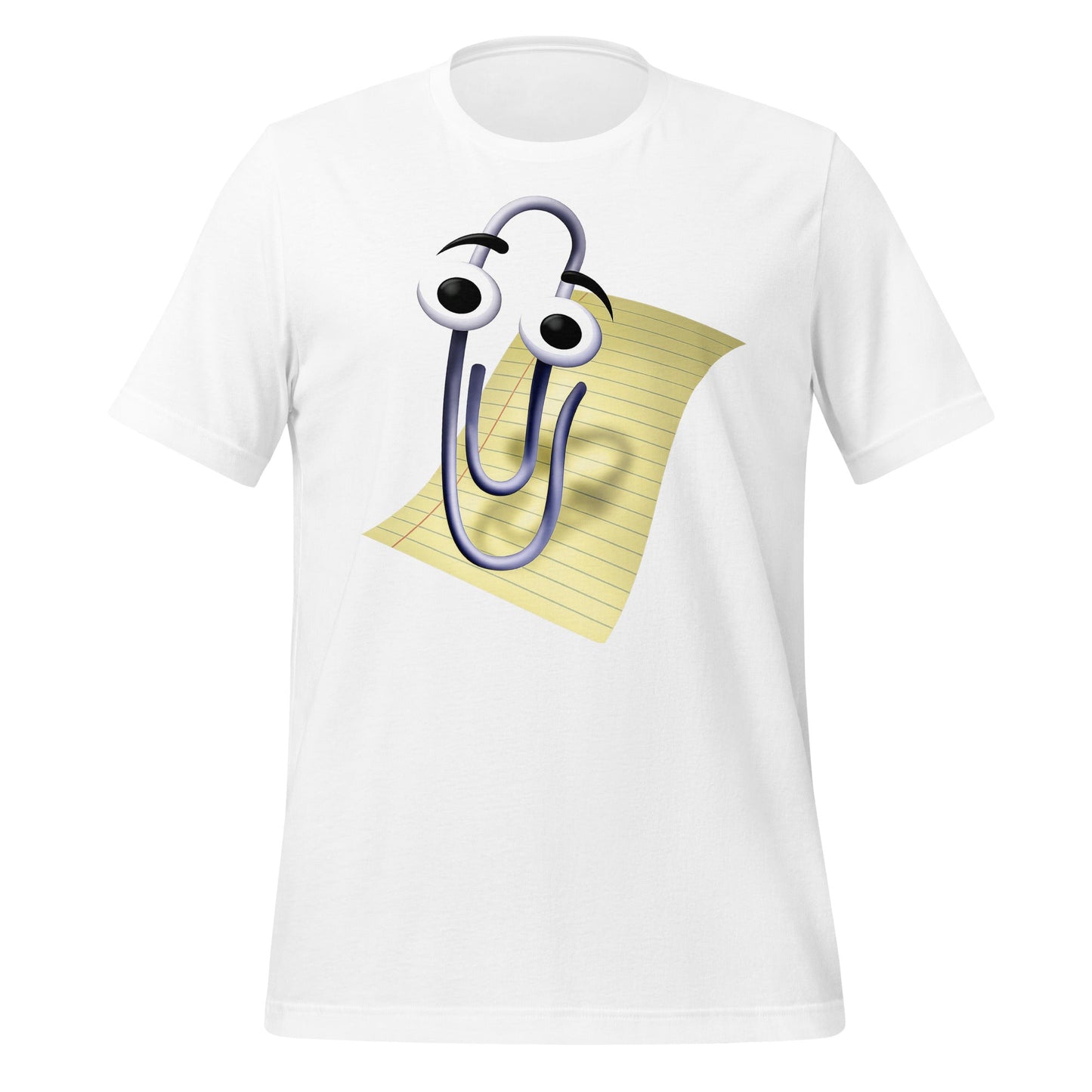 Image of the Clippy T-Shirt (unisex) White / M.