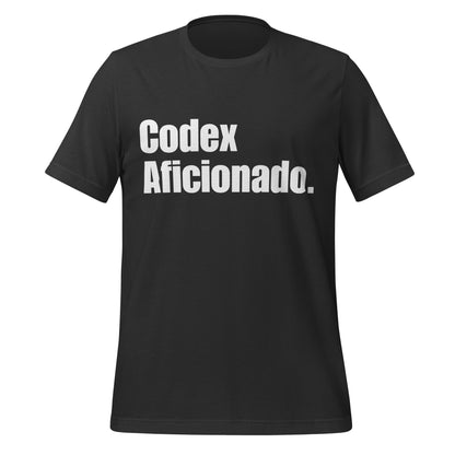 Image of the Codex Aficionado. Dark Grey / XS.