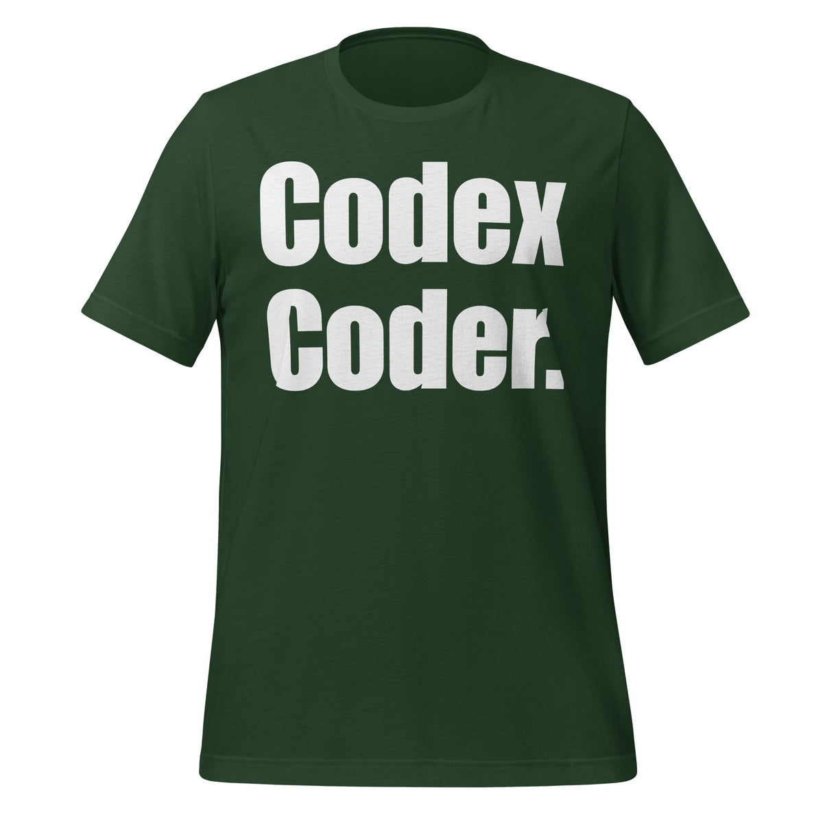 Image of the Codex Coder. T-Shirt (unisex) Forest / S.