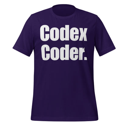 Image of the Codex Coder. T-Shirt (unisex) Team Purple / XS.