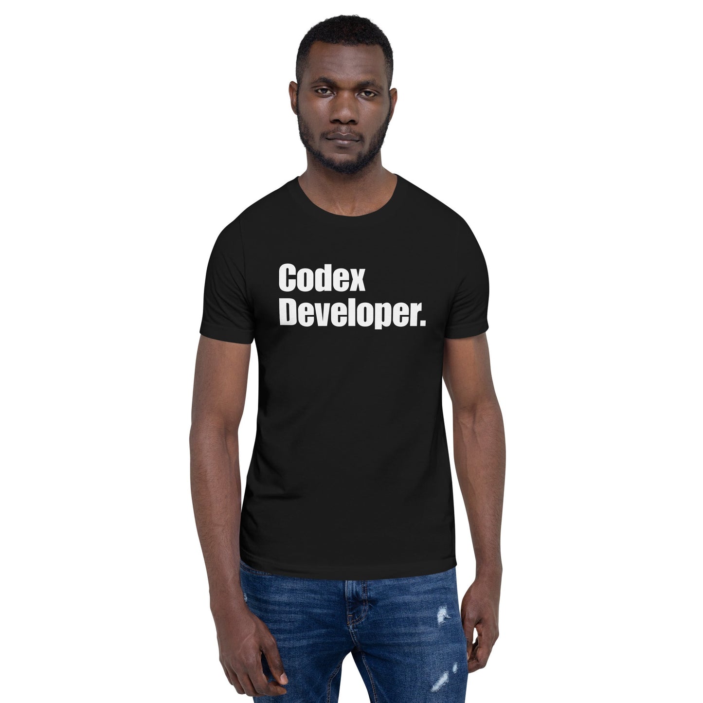 Image of the Codex Developer. T-Shirt (unisex).