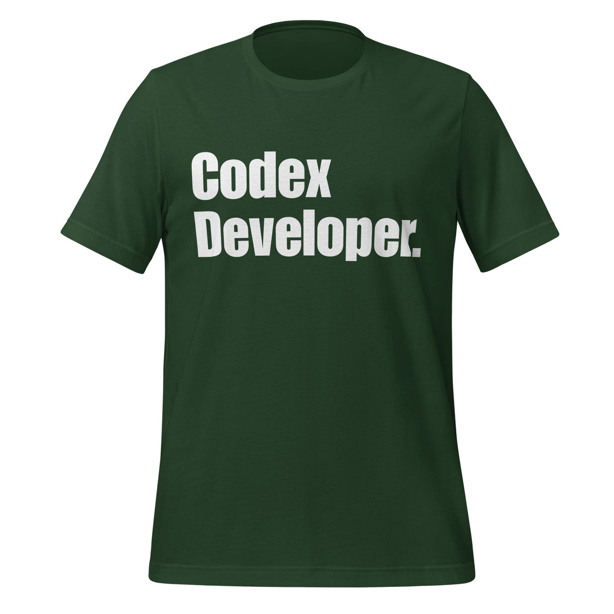 Image of the Codex Developer. T-Shirt (unisex) Forest / S.